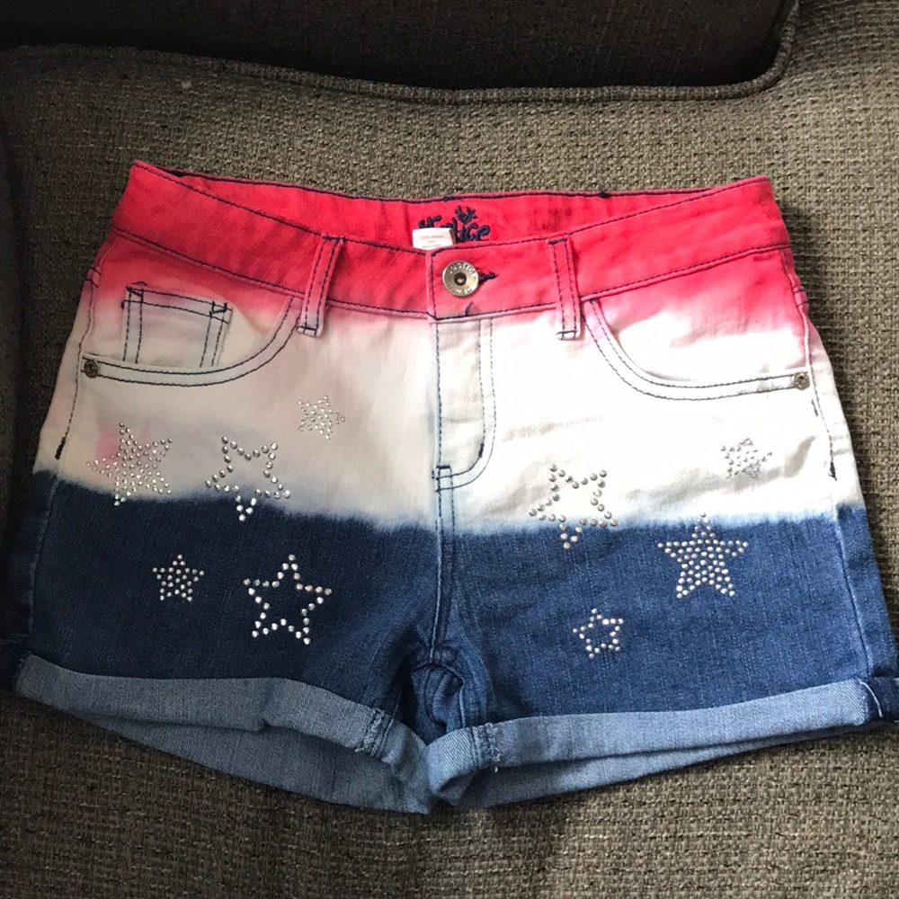 Denim shorts